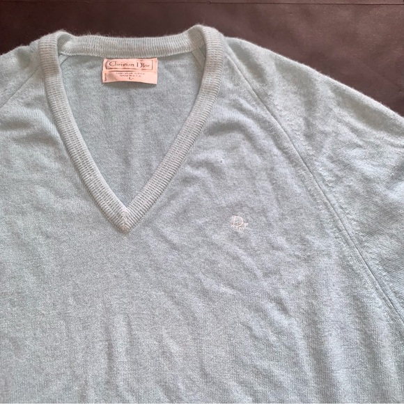 v i n t a g e :: Christian Dior Slouchy Monogram Knit Sweater - Picture 7 of 11